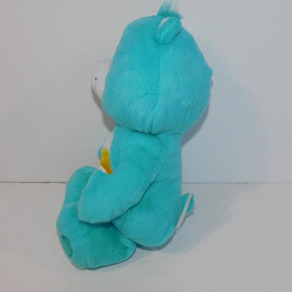 2012 Hasbo Care Bears WISH BEAR 13" Plush Stuffed Toy - Picture 4 of 6